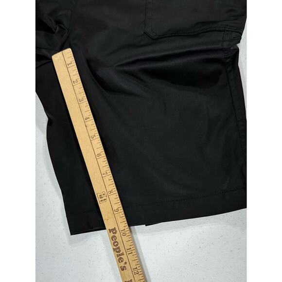 Weekends By Chicos Shorts Size 5 (30x10) Black Mid Rise Slick Stretchy Material - Picture 6 of 7